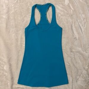 Lululemon Blue Teal Racerback Tank Top